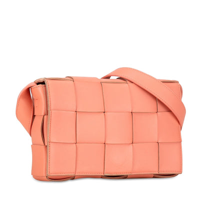 Bottega Veneta Calfskin Intrecciato Cassette Crossbody (MLB-NWLp3u)