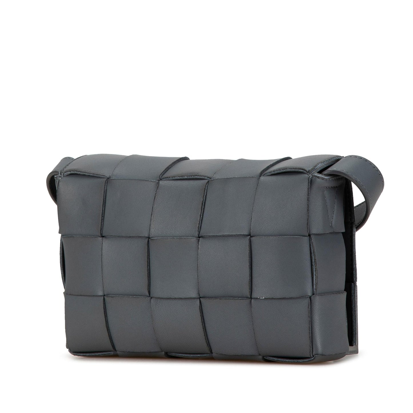 Bottega Veneta Calfskin Intrecciato Cassette Crossbody (MLB-QKpHOv)