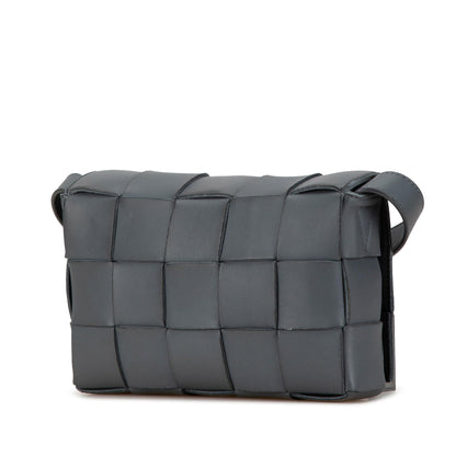 Bottega Veneta Calfskin Intrecciato Cassette Crossbody (MLB-QKpHOv)