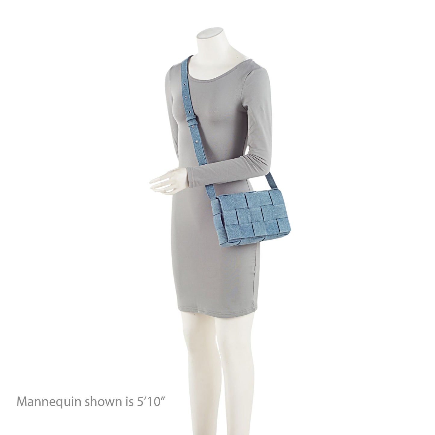 Bottega Veneta Denim Intrecciato Cassette Crossbody (SHF-bjvGME)