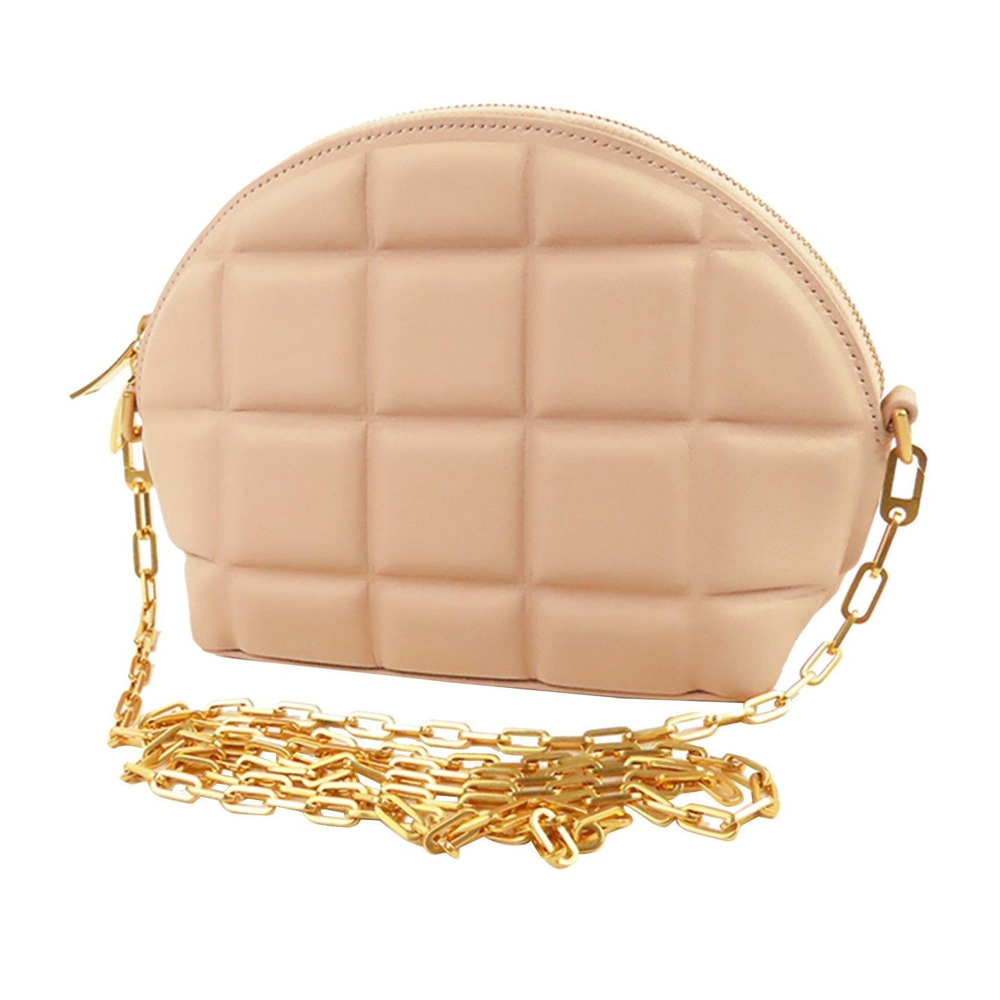 Bottega Veneta Half Moon Leather Crossbody Bag (MLB-37639)