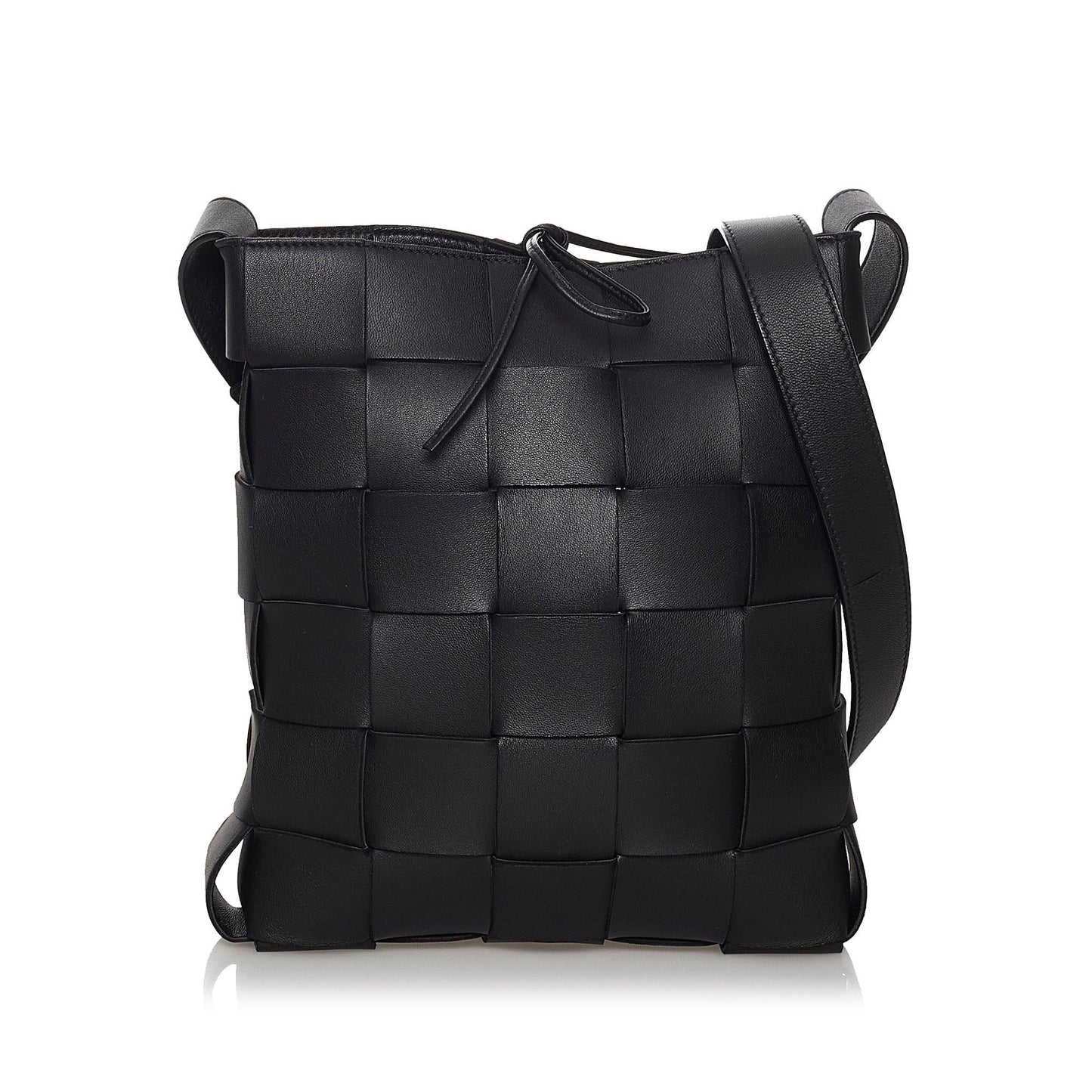 Bottega Veneta Intrecciato Cassette Leather Crossbody Bag (MLB-30630)