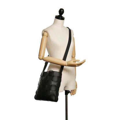 Bottega Veneta Intrecciato Cassette Leather Crossbody Bag (MLB-30630)