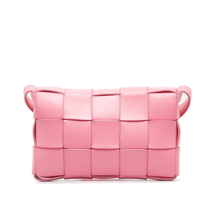 Bottega Veneta Intrecciato Cassette Leather Crossbody Bag (MLB-bylInr)