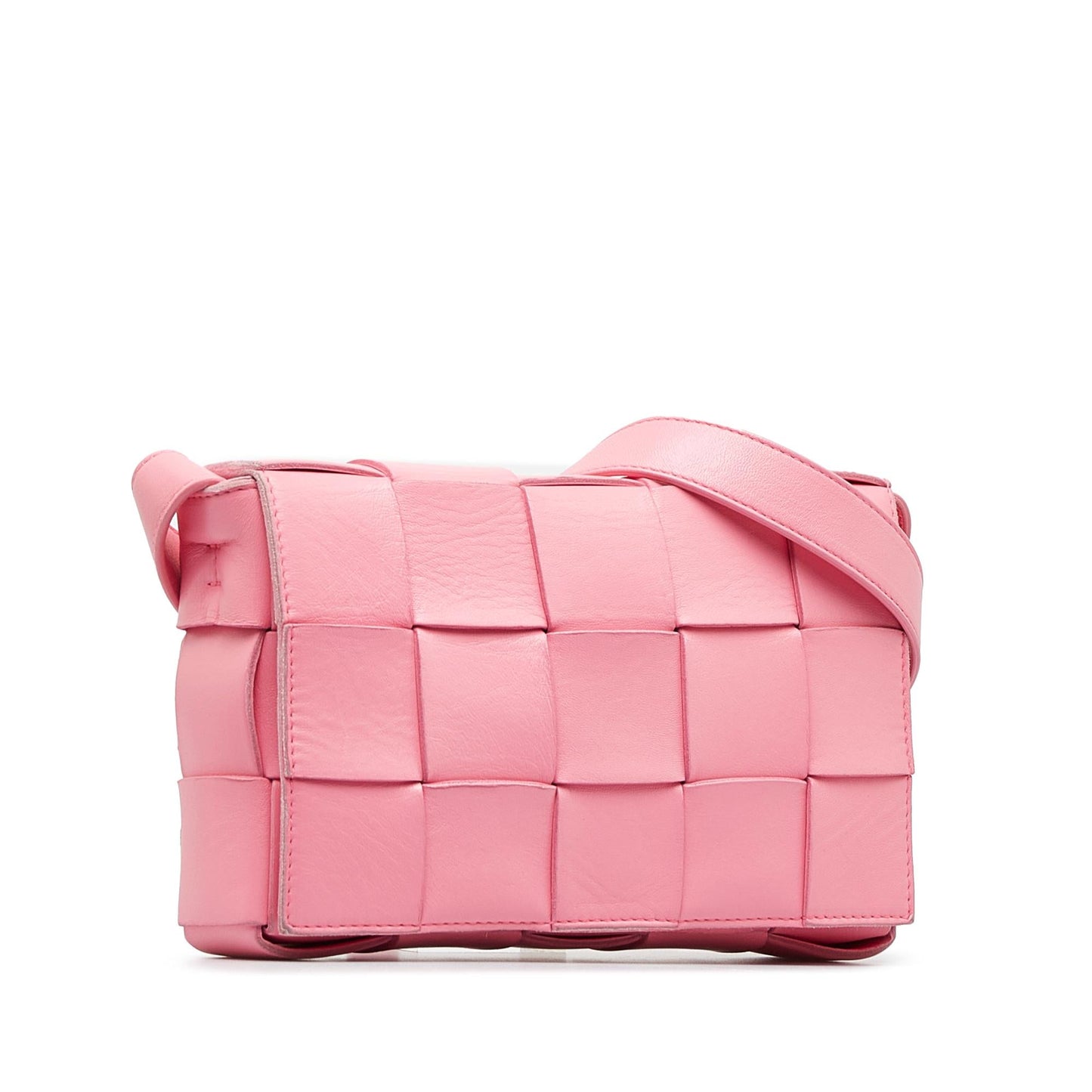 Bottega Veneta Intrecciato Cassette Leather Crossbody Bag (MLB-bylInr)