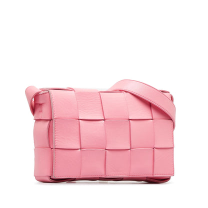 Bottega Veneta Intrecciato Cassette Leather Crossbody Bag (MLB-bylInr)