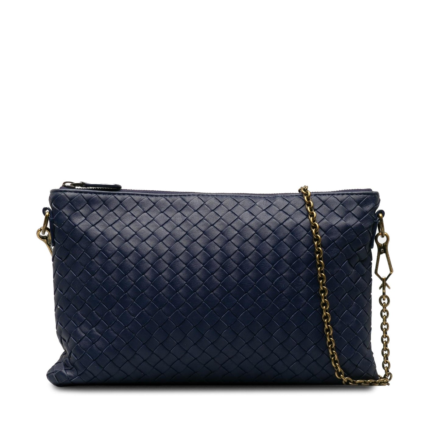 Bottega Veneta Intrecciato Chain Crossbody Bag (MLB-NxLoYv)