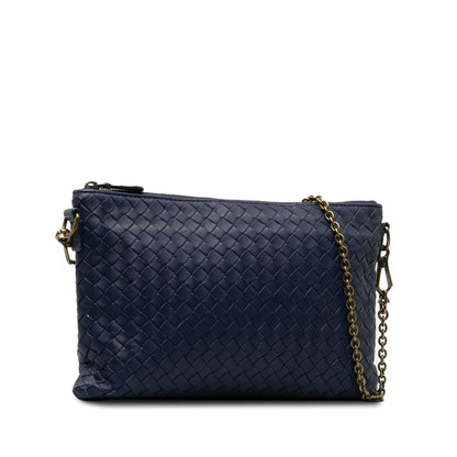 Bottega Veneta Intrecciato Chain Crossbody Bag (MLB-NxLoYv)