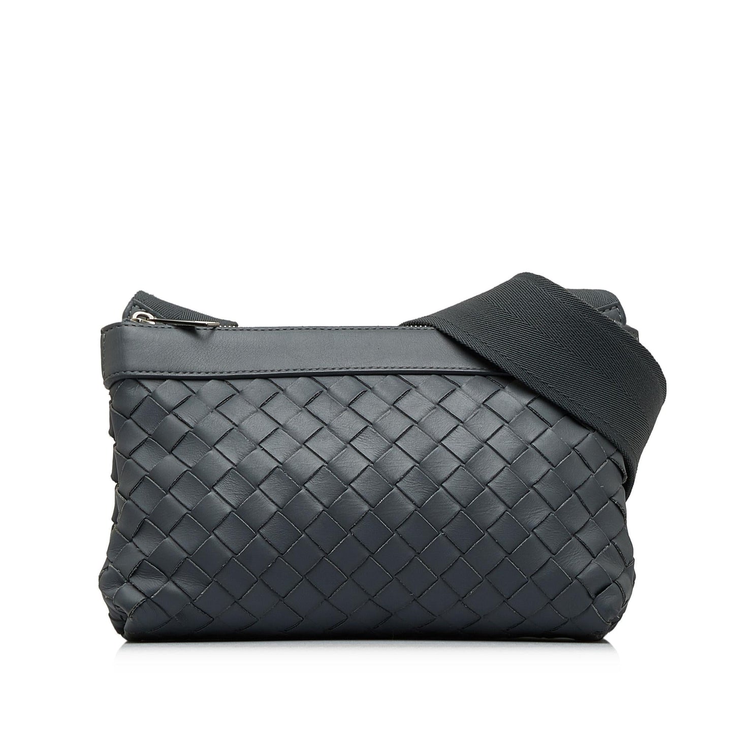 Bottega Veneta Intrecciato Duo Crossbody Bag (MLB-XOEqqw)