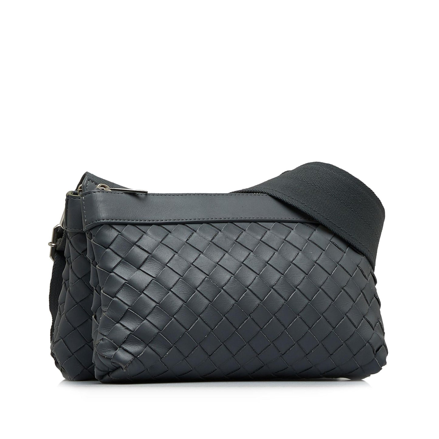Bottega Veneta Intrecciato Duo Crossbody Bag (MLB-XOEqqw)
