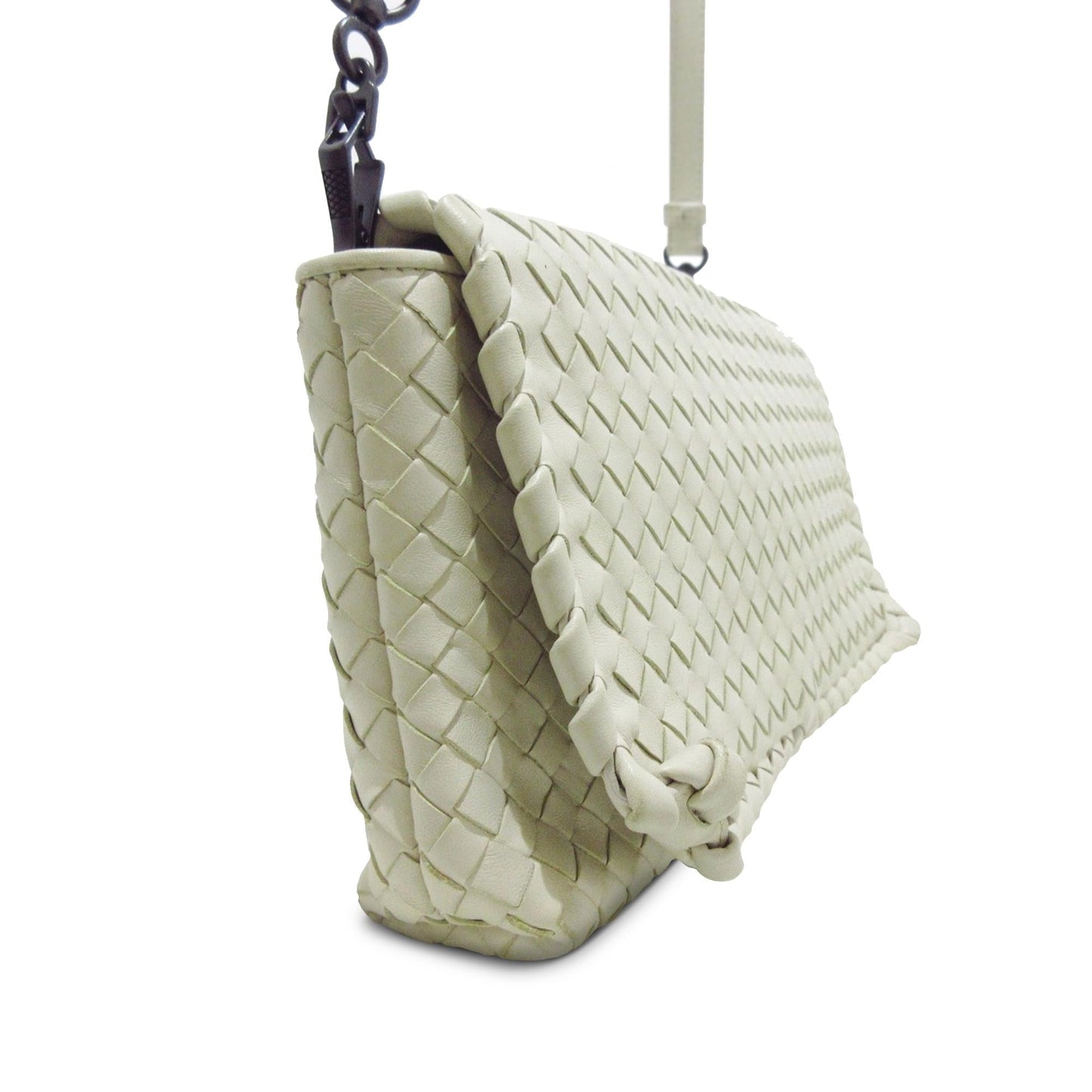 Bottega Veneta Intrecciato Flap Crossbody Bag (MLB-wEXfxE)