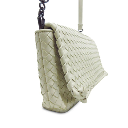 Bottega Veneta Intrecciato Flap Crossbody Bag (MLB-wEXfxE)