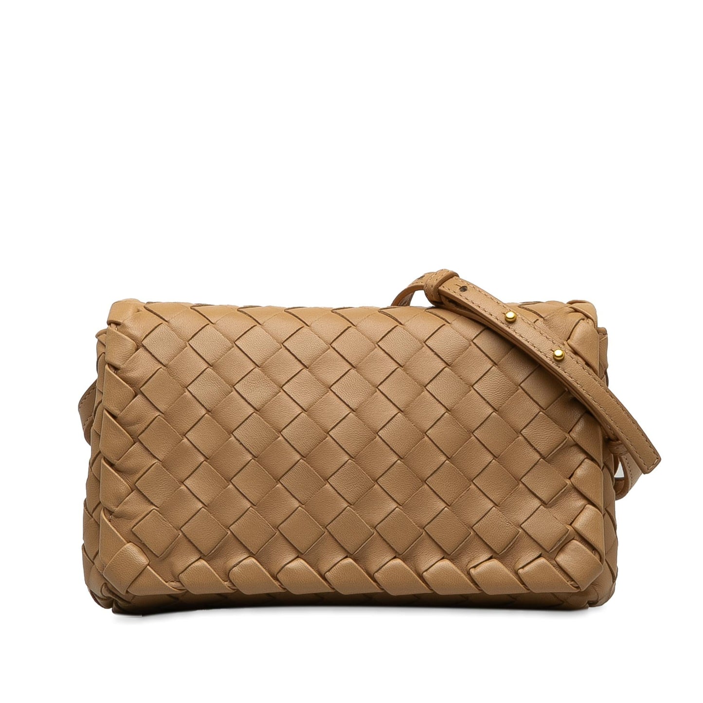 Bottega Veneta Intrecciato Flap Crossbody Bag (MLB-zM1bxm)