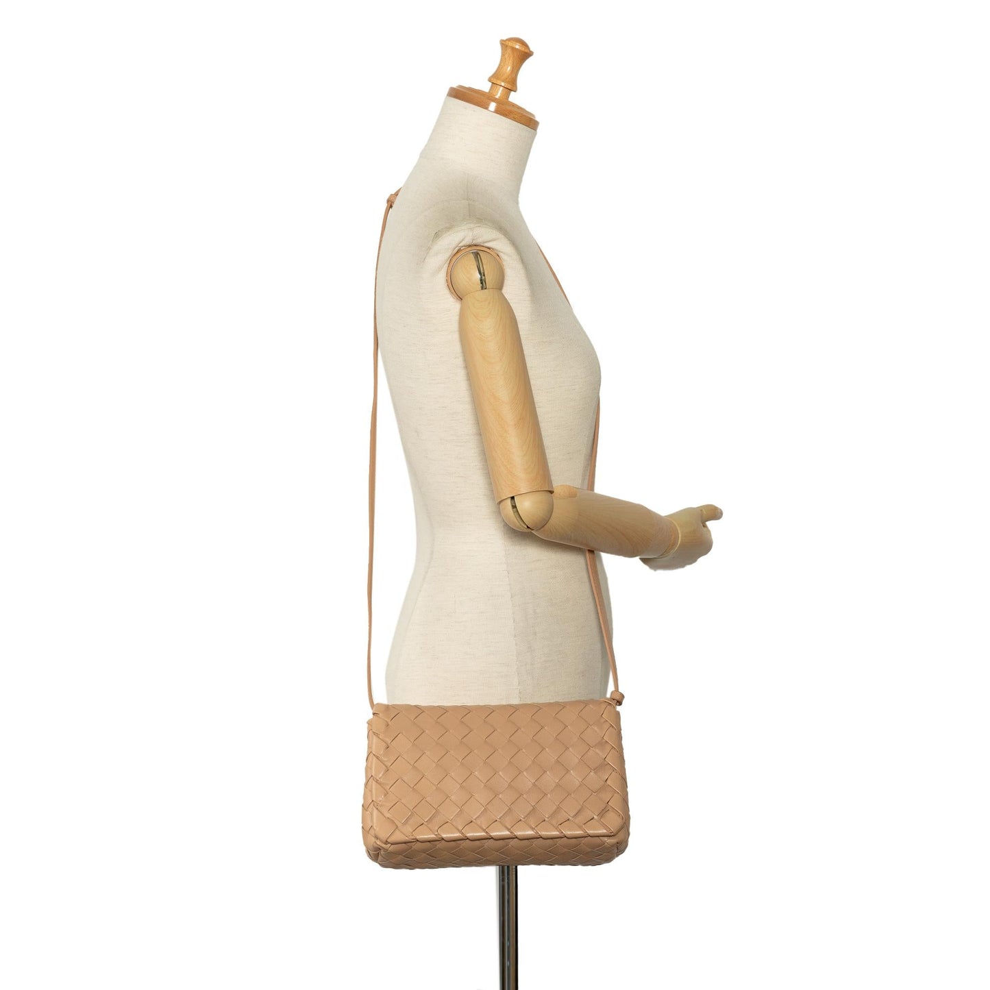 Bottega Veneta Intrecciato Flap Crossbody Bag (MLB-zM1bxm)