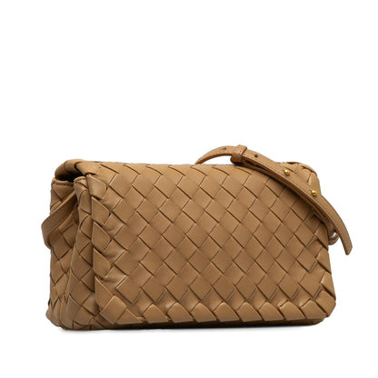 Bottega Veneta Intrecciato Flap Crossbody Bag (MLB-zM1bxm)