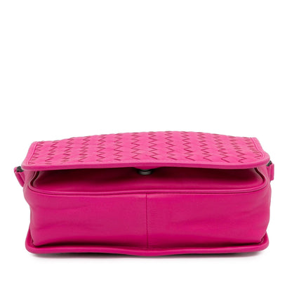 Bottega Veneta Intrecciato Flap Crossbody (MLB-gjb59x)