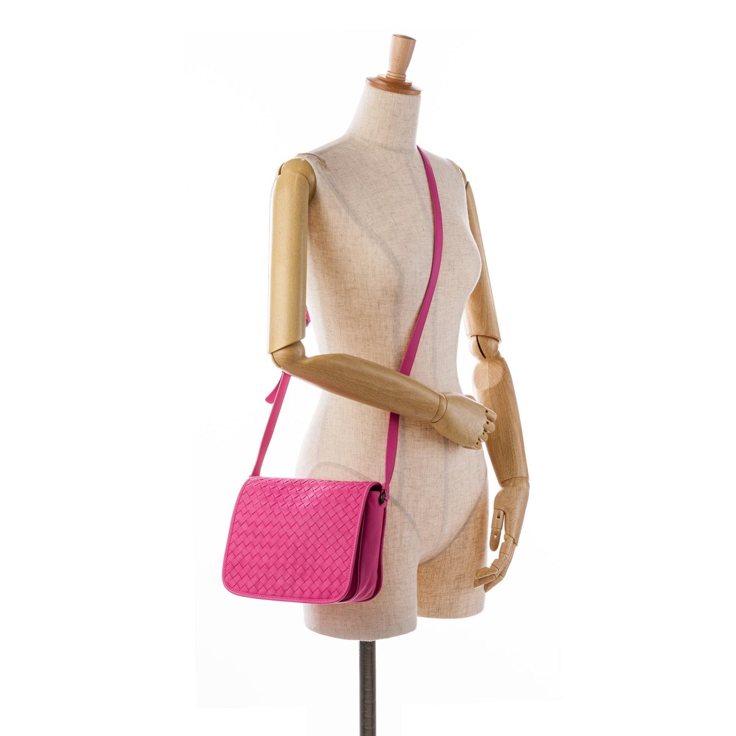 Bottega Veneta Intrecciato Flap Crossbody (MLB-gjb59x)
