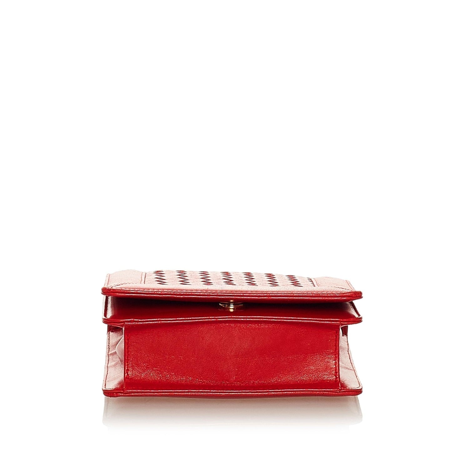 Bottega Veneta Intrecciato Leather Chain Crossbody Bag (MLB-27402)