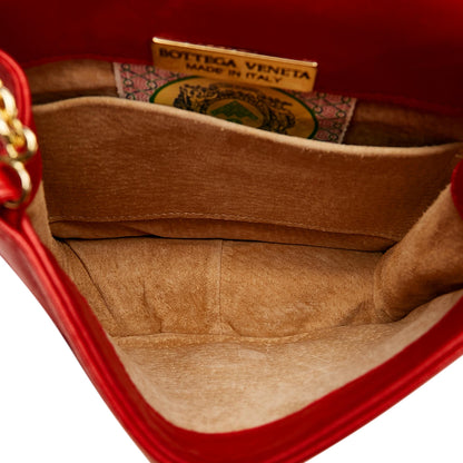 Bottega Veneta Intrecciato Leather Chain Crossbody Bag (MLB-27402)
