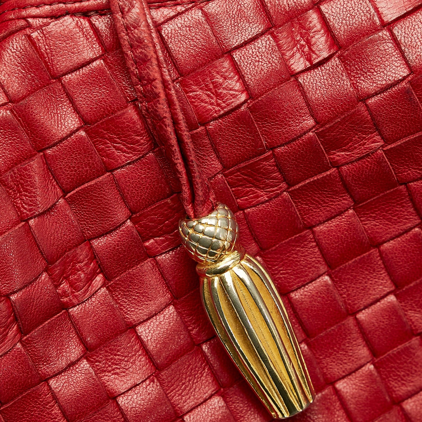 Bottega Veneta Intrecciato Leather Chain Crossbody Bag (MLB-28133)