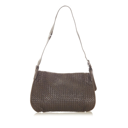 Bottega Veneta Intrecciato Leather Crossbody Bag (MLB-19828)