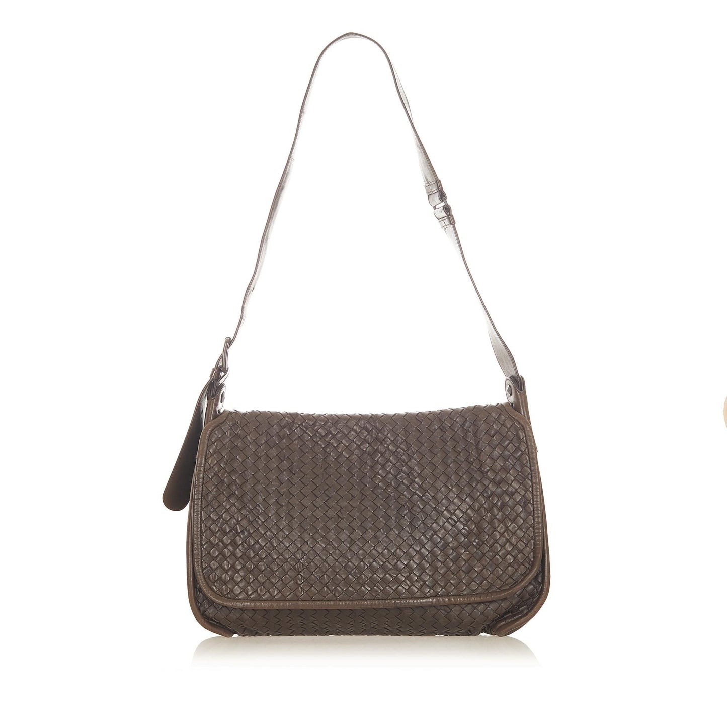 Bottega Veneta Intrecciato Leather Crossbody Bag (MLB-19828)