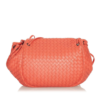 Bottega Veneta Intrecciato Leather Crossbody Bag (MLB-27146)