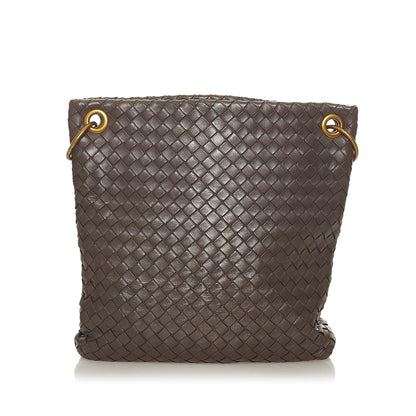 Bottega Veneta Intrecciato Leather Crossbody Bag (MLB-27382)