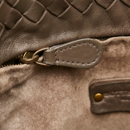 Bottega Veneta Intrecciato Leather Crossbody Bag (MLB-27382)