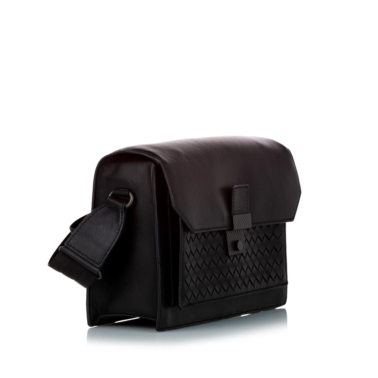Bottega Veneta Intrecciato Leather Crossbody Bag (MLB-27661)