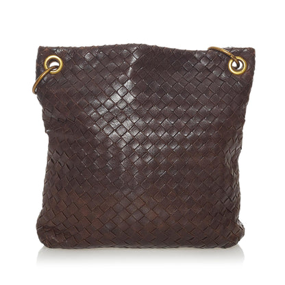 Bottega Veneta Intrecciato Leather Crossbody Bag (MLB-28131)