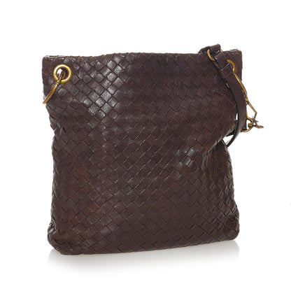 Bottega Veneta Intrecciato Leather Crossbody Bag (MLB-28131)