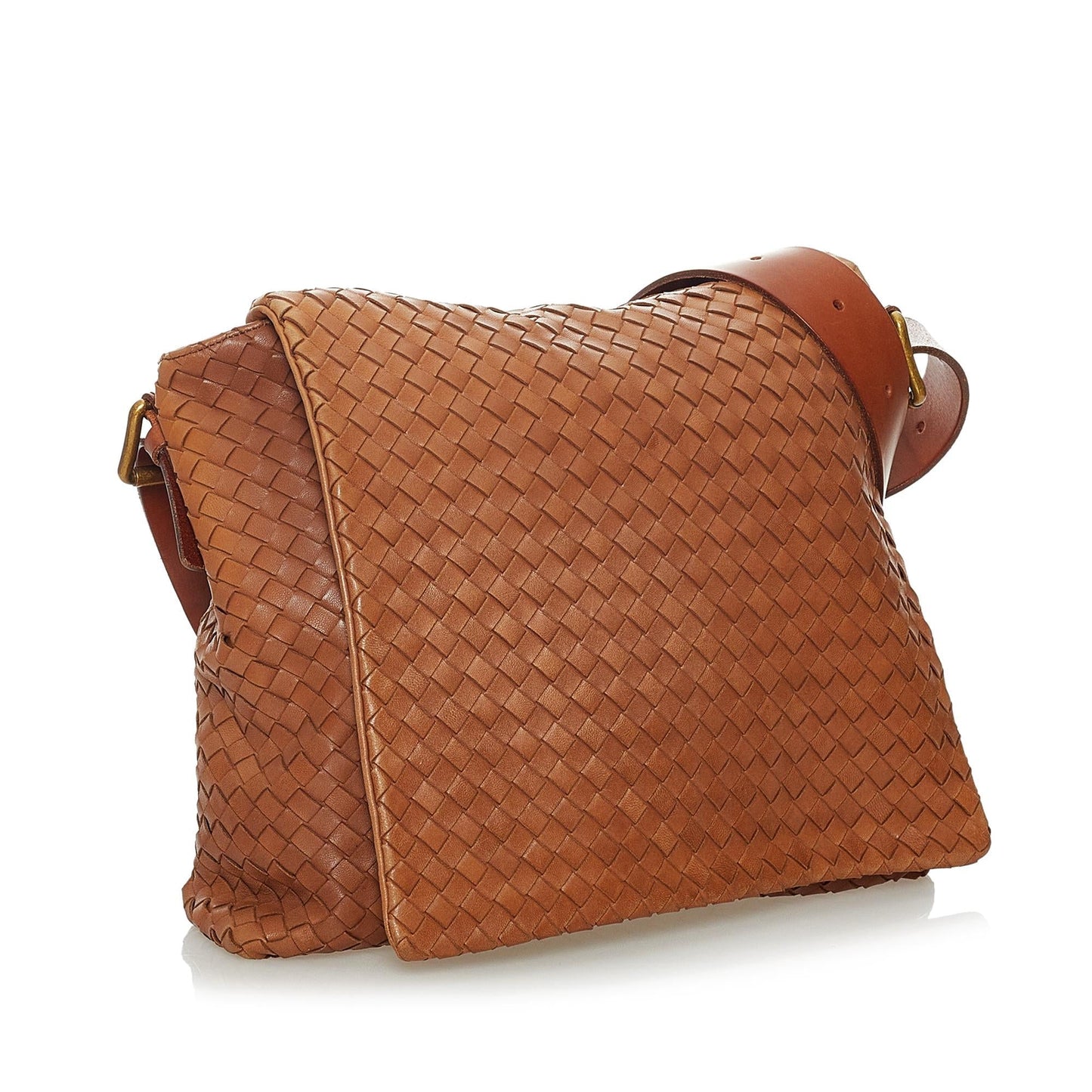 Bottega Veneta Intrecciato Leather Crossbody Bag (MLB-28321)