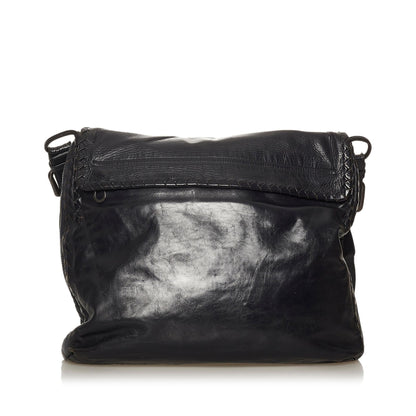 Bottega Veneta Intrecciato Leather Crossbody Bag (MLB-29264)