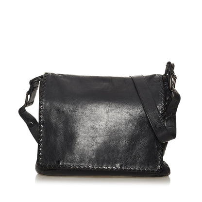 Bottega Veneta Intrecciato Leather Crossbody Bag (MLB-29264)