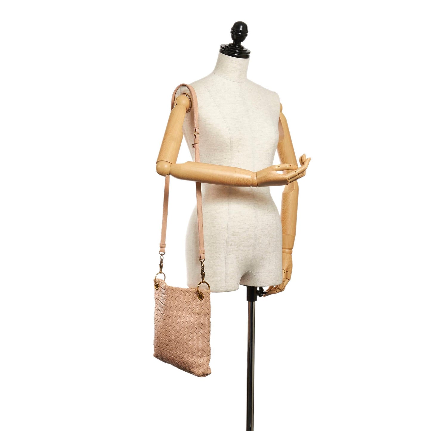 Bottega Veneta Intrecciato Leather Crossbody Bag (MLB-29697)