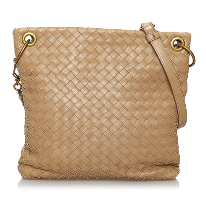 Bottega Veneta Intrecciato Leather Crossbody Bag (MLB-29936)