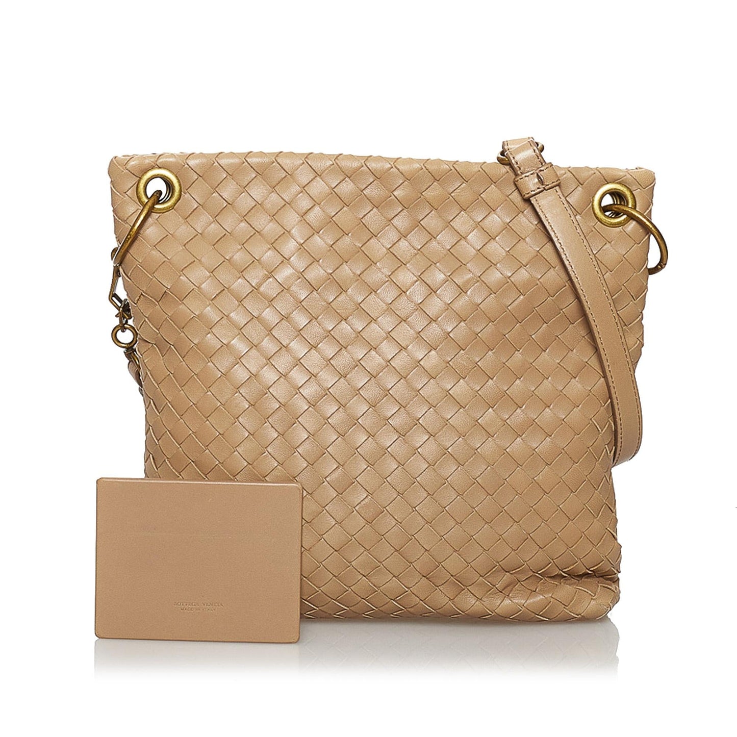 Bottega Veneta Intrecciato Leather Crossbody Bag (MLB-29936)