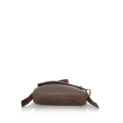 Bottega Veneta Intrecciato Leather Crossbody Bag (MLB-30568)