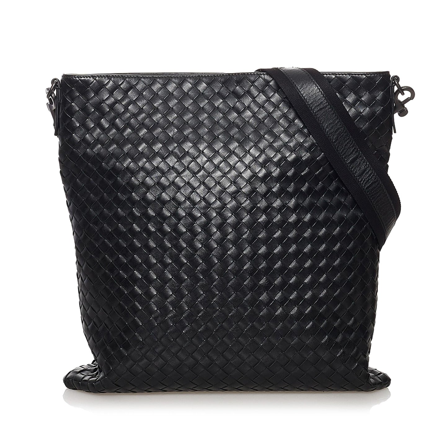 Bottega Veneta Intrecciato Leather Crossbody Bag (MLB-31743)