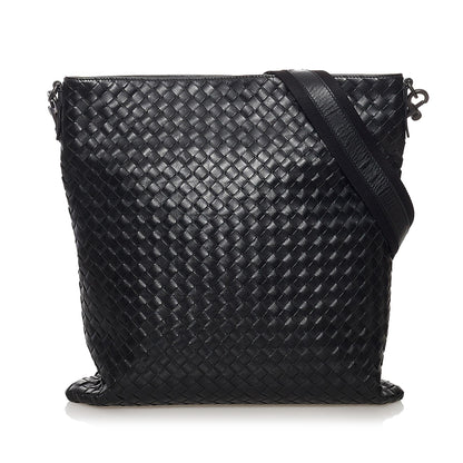 Bottega Veneta Intrecciato Leather Crossbody Bag (MLB-31743)