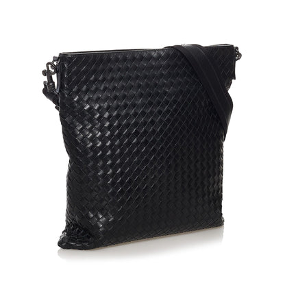 Bottega Veneta Intrecciato Leather Crossbody Bag (MLB-31743)