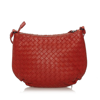 Bottega Veneta Intrecciato Leather Crossbody Bag (MLB-33056)