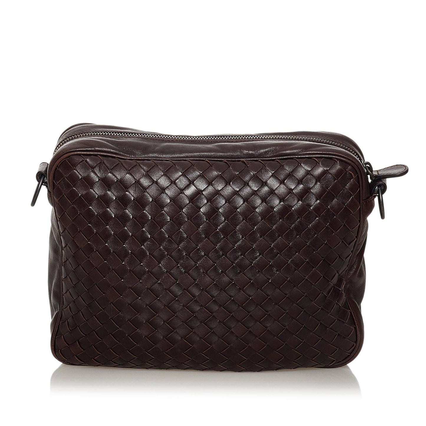 Bottega Veneta Intrecciato Leather Crossbody Bag (MLB-33424)