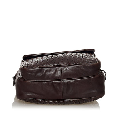 Bottega Veneta Intrecciato Leather Crossbody Bag (MLB-33424)