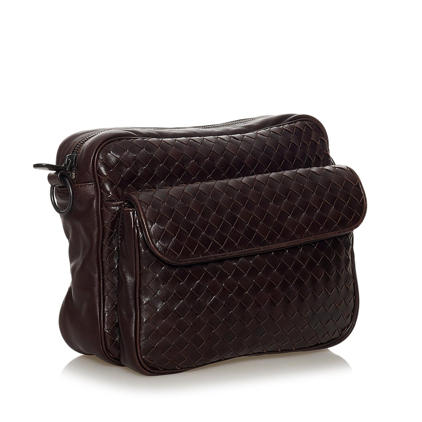 Bottega Veneta Intrecciato Leather Crossbody Bag (MLB-33424)