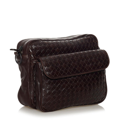 Bottega Veneta Intrecciato Leather Crossbody Bag (MLB-33424)