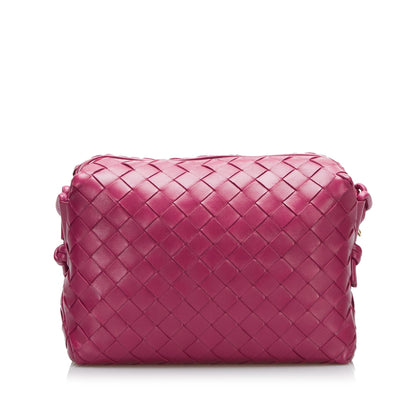 Bottega Veneta Intrecciato Leather Crossbody Bag (MLB-35219)
