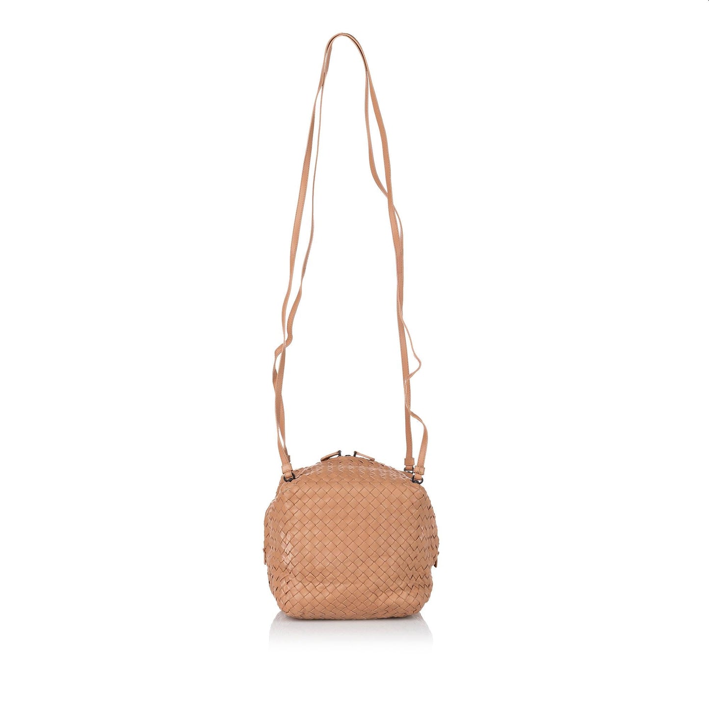 Bottega Veneta Intrecciato Leather Crossbody Bag (MLB-YxKi26)
