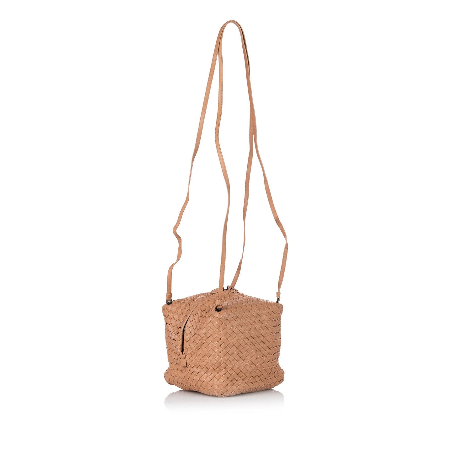 Bottega Veneta Intrecciato Leather Crossbody Bag (MLB-YxKi26)
